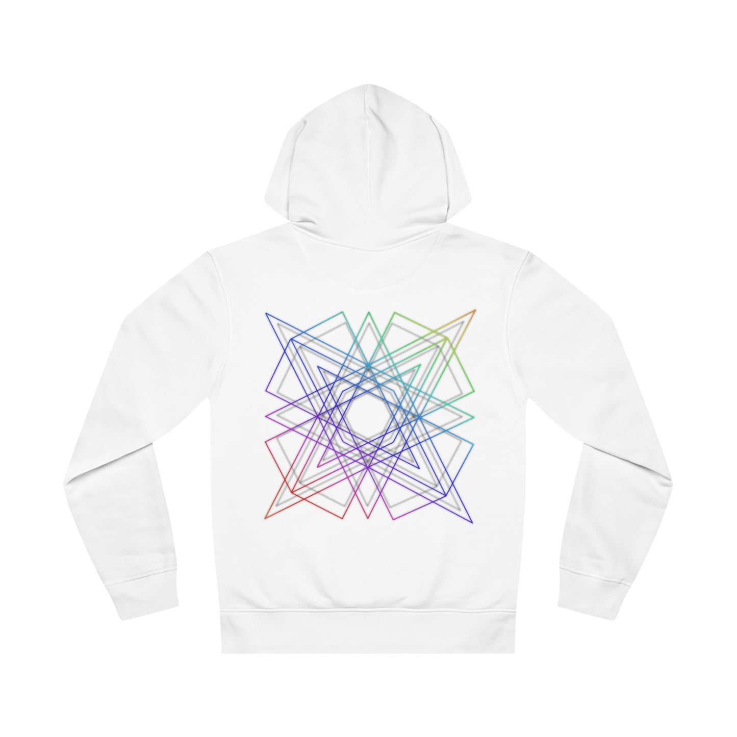 Unisex Drummer Hoodie - 'Hotels on Fire' Graphic with Colorful Mandala Design